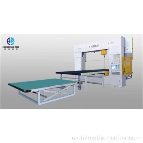 Máquina de corte de espuma de cuchilla dual rotativa CNC